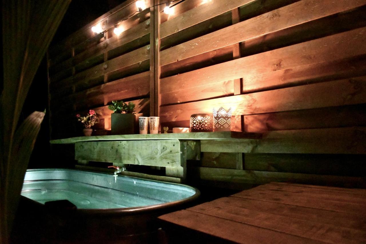 Tente Bivouac Option Bain Chauffee Au Bois Idrac-Respailles 외부 사진