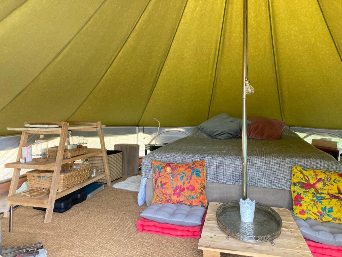 Tente Bivouac Option Bain Chauffee Au Bois Idrac-Respailles 외부 사진
