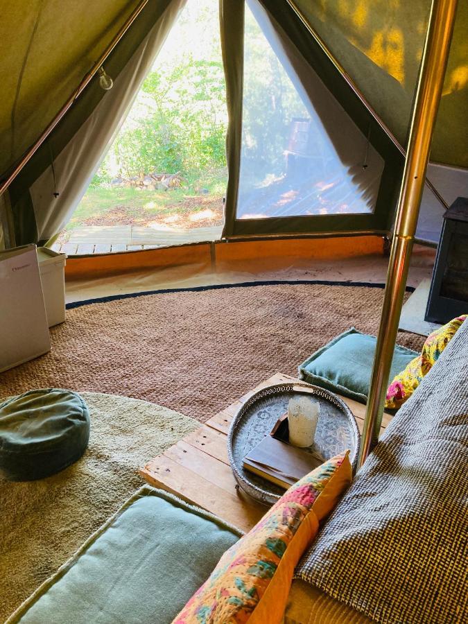 Tente Bivouac Option Bain Chauffee Au Bois Idrac-Respailles 외부 사진
